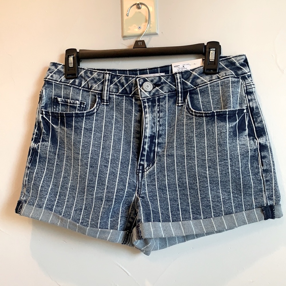High Rise Shortie  Blue jeans women NWT